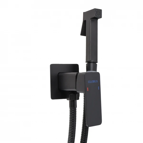 Змішувач гігієнічний Globus Lux Milano GLM-0-106MIX-BB