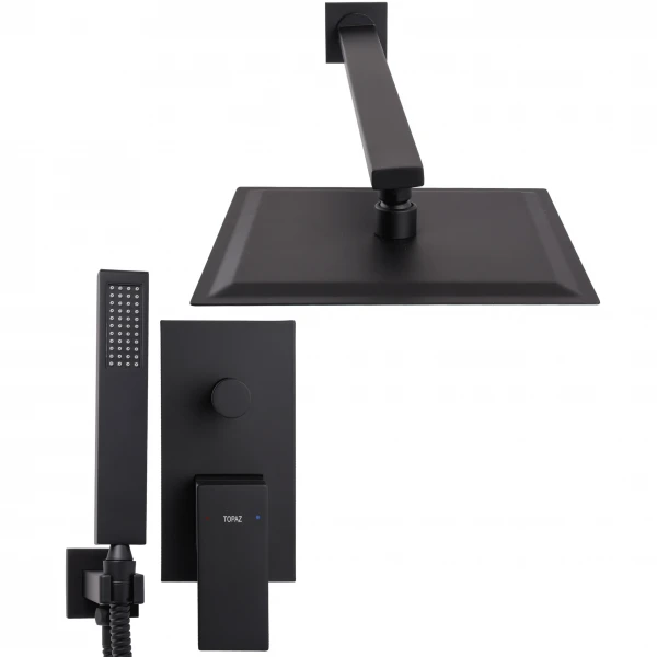 Змішувач для душу вбудований TOPAZ ODISS TO-18205-H66-BL