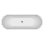 ZEN Ванна отдельностоящая овальная DOUBLE 182X71