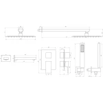 Змішувач для душу вбудований TOPAZ ODISS TO 08115-H13-WW