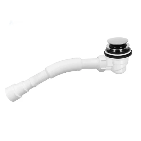 Сифон ″Waterstal″ для душового піддону Click-Clack з гнучкою трубою 32/40/50 Н=65 мм (А - 1765)