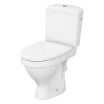 Компакт Cersanit 832 ЕKO II SIMPLEON 010 3/6 з кришкою поліпропілен з металевим кріпленням (UА)