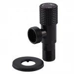 Кран кутовий кераміка SOLOMON EXCLUSIVE 1/2″X3/4″ 989 BB (BLACK/BLACK) ( 1шт.)