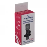 Кран кутовий кераміка SOLOMON EXCLUSIVE 1/2″X3/4″ 989 BB (BLACK/BLACK) ( 1шт.)