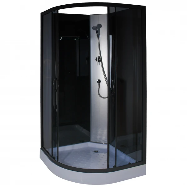 Душевой бокс полукруглый без крыши SAN L90GBB BRAVO (3уп.)