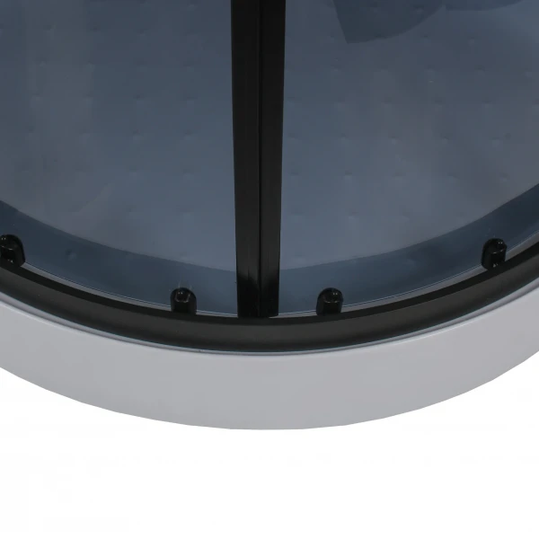 Душевой бокс полукруглый без крыши SAN L90GBB BRAVO (3уп.)