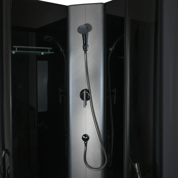 Душевой бокс полукруглый без крыши SAN L90GBB BRAVO (3уп.)