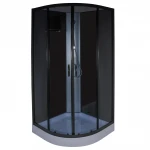 Душевой бокс полукруглый без крыши SAN L90GBB BRAVO (3уп.)