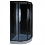 Душевой бокс полукруглый без крыши SAN L90GBB BRAVO (3уп.)