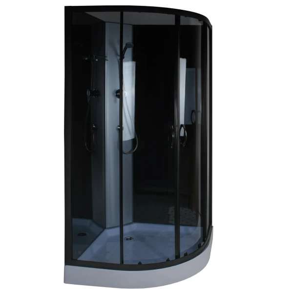 Душевой бокс полукруглый без крыши SAN L90GBB BRAVO (3уп.)