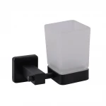 Стакан одинарний Globus Lux BQ9409 чорний матовий SUS304