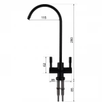 Кран для зворотнього осмосу Globus Lux Lazer GLLR-76A-BB