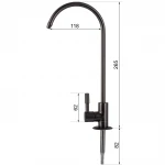 Кран для зворотнього осмосу Globus Lux Lazer GLLR-55M-GP