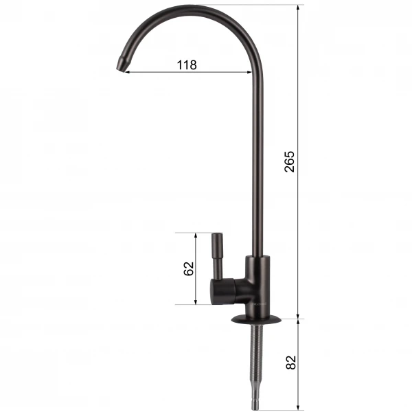 Кран для зворотнього осмосу Globus Lux Lazer GLLR-55M-GP