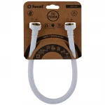 Шланг водяний TUCAI TAQ PREMIUM GRIF 1/2″x1/2″ BВ 0,5м.АНТИКОР. ACB HG-1212-500 (Білий Мат) 209973