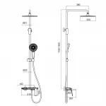 Душова система Globus Lux PIANO GLPN-0099