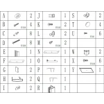 Душова кабіна прямокутна без піддона NISA N120GB BRAVO (1уп.)