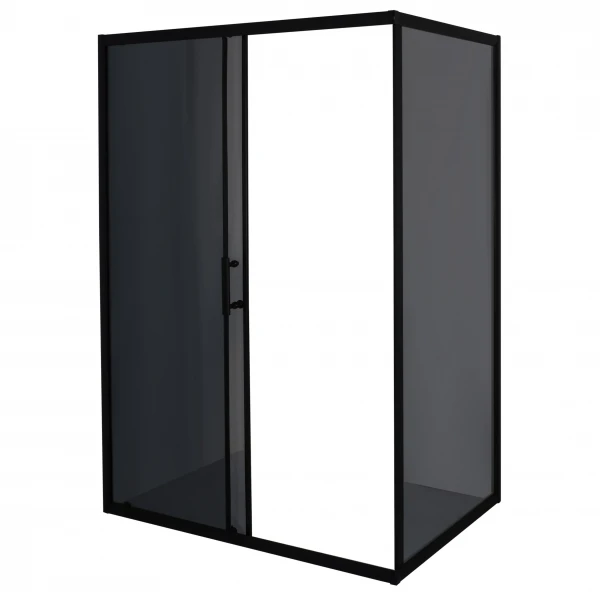 Душова кабіна прямокутна без піддона NISA N120GB BRAVO (1уп.)