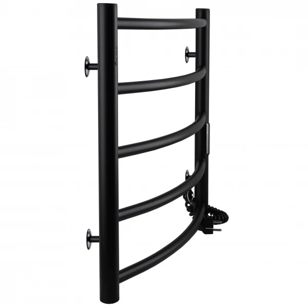 Рушникосушарка UNIO LD ЕU 500-500-5 BLK Драбинка Дуга електро чорна