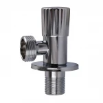 !Кран кутовий кераміка SOLOMON EXCLUSIVE 1/2″X3/4″ 989 CHROM ( 1шт.)