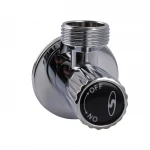 !Кран кутовий кераміка SOLOMON EXCLUSIVE 1/2″X3/4″ 989 CHROM ( 1шт.)