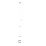 Трубка для удлинения штанги Globus Lux ST350-TUBE
