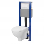 КОМПЛЕКТ С04: ІНСТ СИС-МА SYSTEM 40 MEХАН+ MITO RED 411 з поліп сид + кнопка змиву ENTER II біла