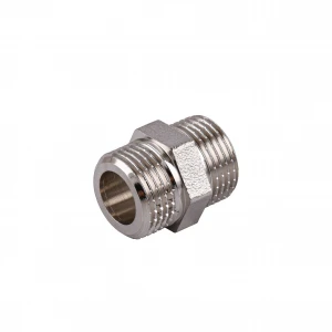 Ниппель 3/8″НН никелированный под прокладку NN222G OPTIMUM