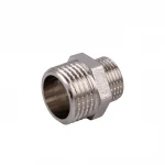 Ниппель редукционный 1/2″х3/8″НН никелированный под прокладку NN322G OPTIMUM