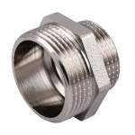 Ниппель редукционный 1 1/4″х1″ЗЗ никелированный NN652S OPTIMUM