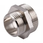 Ниппель редукционный 1 1/4″х1″ЗЗ никелированный NN652S OPTIMUM