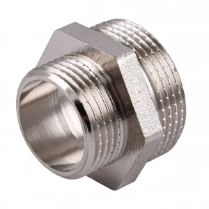 Ниппель редукционный 1 1/4″х1″ЗЗ никелированный NN652S OPTIMUM
