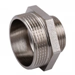Ниппель редукционный 1 1/2″х1″НН никелированный NN752S OPTIMUM