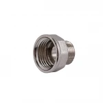 Переходник редукционный 1/2″х3/8″ВН никелированный восьмигранный NK323O OPTIMUM