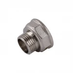Редукционный переходник 3/4″х1/2″ВН никелированный восьмигранный NK433O OPTIMUM