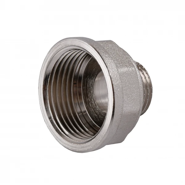 Редукционный переходник 1″х1/2″ВН никелированный восьмигранный NK533O OPTIMUM