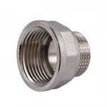 Переходник редукционный 1″х3/4″ВН никелированный восьмигранный NK543O OPTIMUM