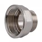 Переходник редукционный 1 1/4″х1″ВН никелированный восьмигранный NK653O OPTIMUM