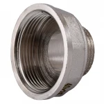 Переходник редукционный 1 1/2″х1″ВН никелированный восьмигранный NK753O OPTIMUM
