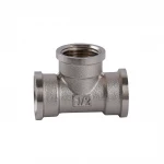 Тройник 1/2″ВВВ никелированный NT331S OPTIMUM
