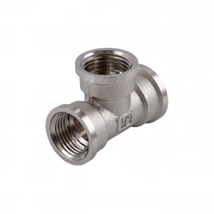 Тройник 1/2″ВВВ никелированный NT331S OPTIMUM