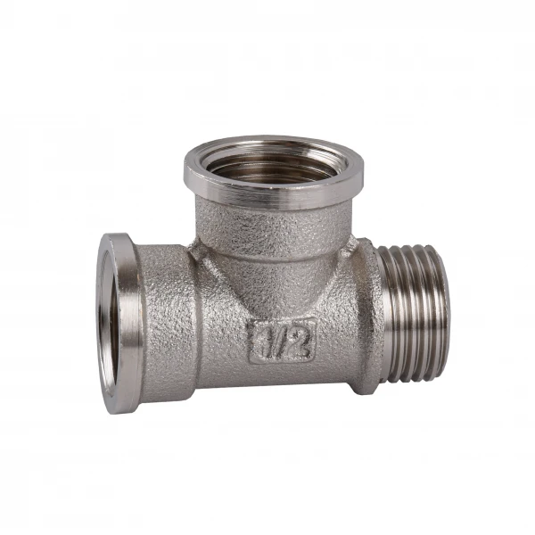 Тройник 1/2″ВВН никелированный NT334S OPTIMUM