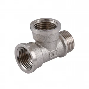 Тройник 1/2″ВВН никелированный NT334S OPTIMUM