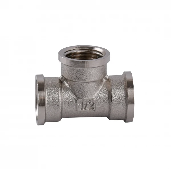Тройник 1/2″ВНВ никелированный NT336S OPTIMUM