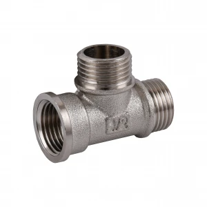 Тройник 1/2″ВНН никелированный NT335S OPTIMUM