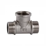 Тройник 1/2″ЗВЗ никелированный NT337S OPTIMUM