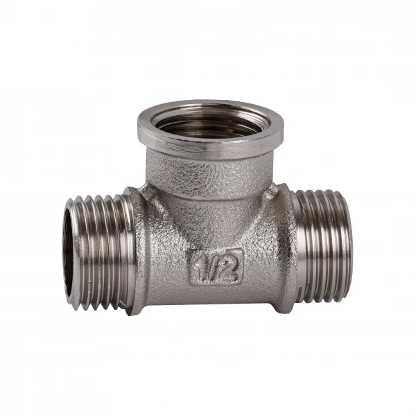 Тройник 1/2″ЗВЗ никелированный NT337S OPTIMUM