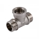 Тройник 1/2″ЗВЗ никелированный NT337S OPTIMUM