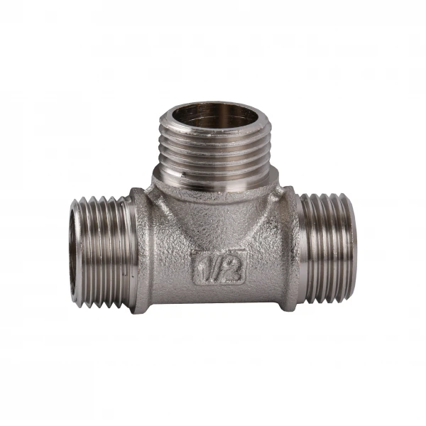 Трійник 1/2″ННН нікельований NT332S OPTIMUM