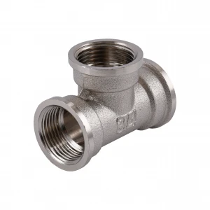 Тройник 3/4″ВВВ никелированный NT441S OPTIMUM
